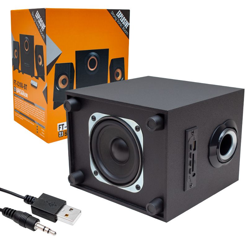  MAGICVOICE MV-4966 USB+TF CARD+FM+BT UKLI 2+1 SES SİSTEMİ