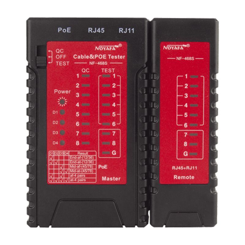  NOYAFA NF-468S RJ45/RJ11/POE KABLO TEST CİHAZI