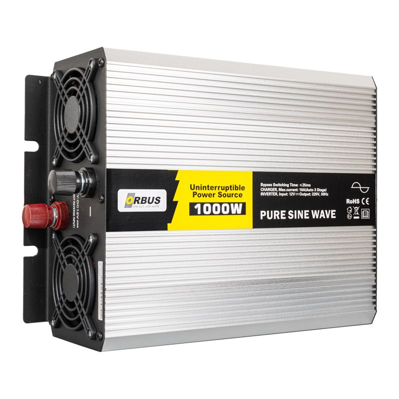  ORBUS TSI1000W 12 VOLT 1000 WATT TAM SİNÜS ŞARJLI INVERTER