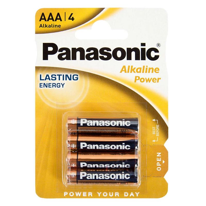 PANASONİC LR03 ALKALİN 1.5V POWER AAA 4LÜ İNCE KALEM PİL