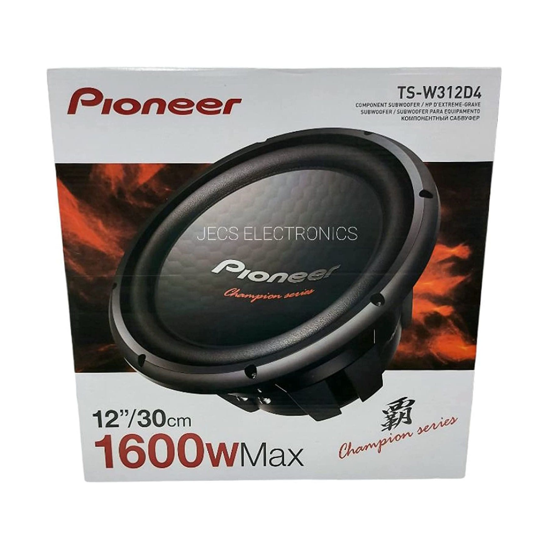  PIONEER TS-W312D4 30 CM 1600 WATT SUBWOOFER ÇİFT BOBİNLİ OTO HOPARLÖR