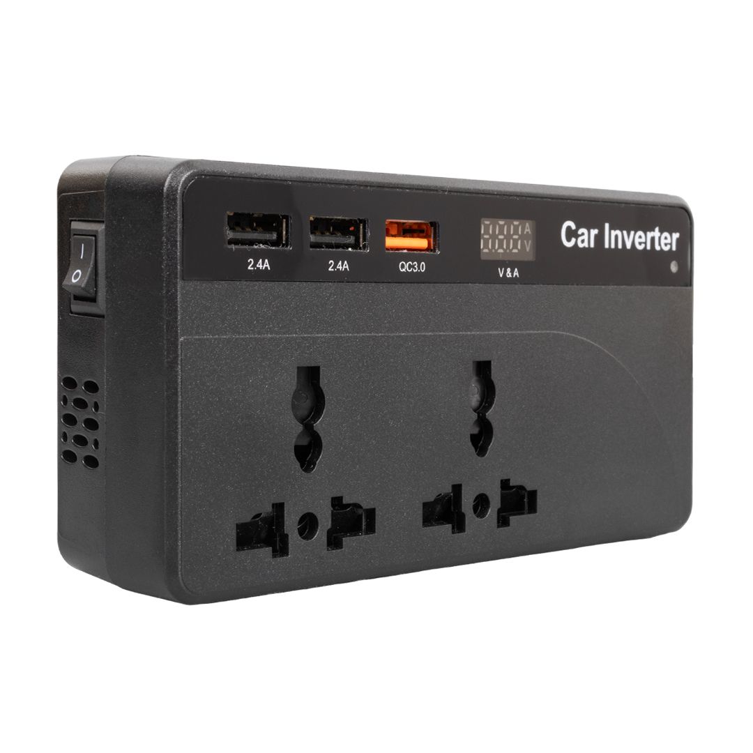  POWERMASTER CZ01/12V-24V 12-24 VOLT 200 WATT 3 USB GİRİŞLİ ARAÇ POWER INVERTER