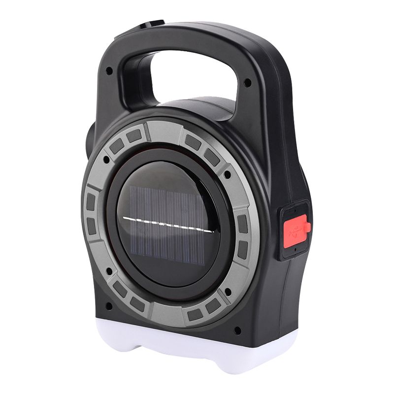  POWERMASTER HB-6678C COB LEDLİ 20 WATT 3 KADEMELİ ŞARJ EDİLEBİLİR USB ÇIKIŞLI SOLAR LAMBA