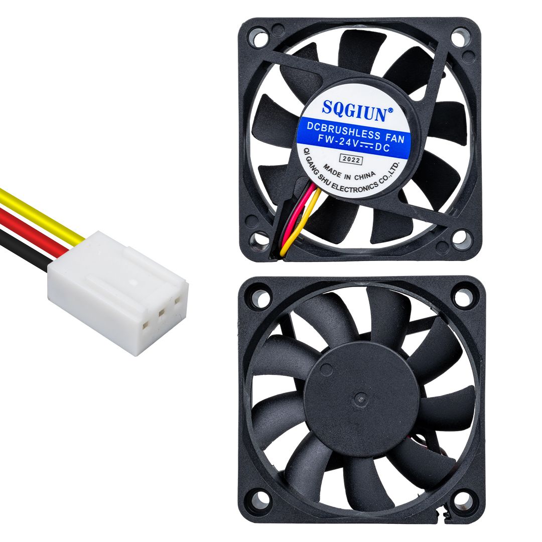  POWERMASTER IC-216A 60X60X15 MM 6X6 24 VOLT DC 0.08 AMPER 3 KABLOLU FAN