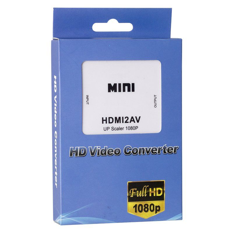  POWERMASTER PM-12861 HDMI TO RCA ÇEVİRİCİ CONVERTER MİNİ MODEL PLASTİK KASA 1920X1080