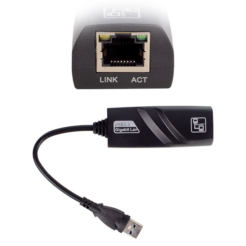  POWERMASTER PM-16299 USB 3.0 TO ETHERNET 10/100/1000MBPS GİGABİT ETHERNET ÇEVİRİCİ ADAPTÖR