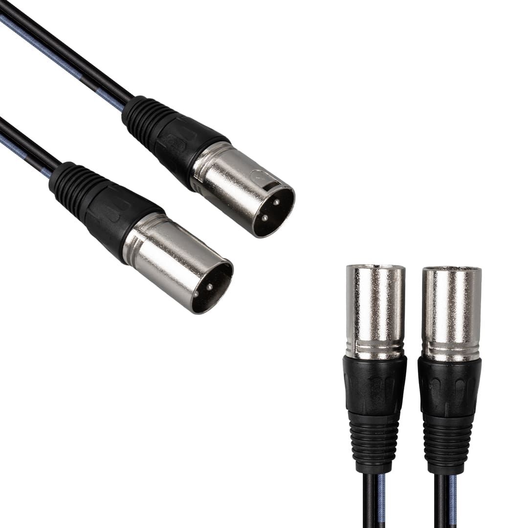  POWERMASTER PM-17973 2 XLR DİŞİ 2 RCA ERKEK 3 METRE KABLO