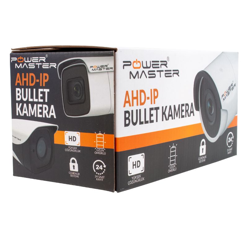  POWERMASTER PM-19409 2 MP 36 IR LED 3.6 MM AHD METAL KASA BULLET KAMERA