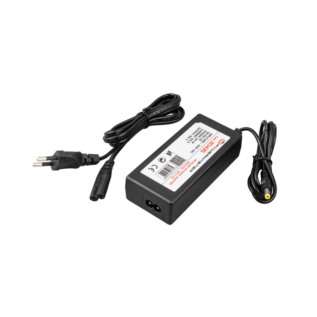  POWERMASTER PM-20435 9.5 VOLT - 2.5 AMPER 4.8*1.7 UÇLU ASUS NETBOOK ADAPTÖR