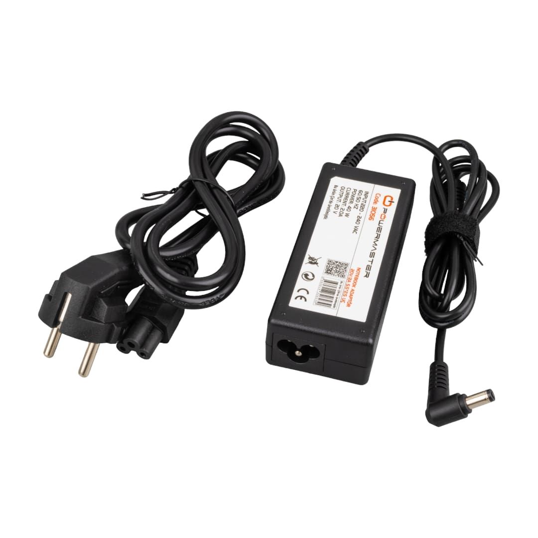  POWERMASTER 20 VOLT - 2 AMPER 5.5*2.5 UÇLU LENOVO IBM NOTEBOOK ADAPTÖR