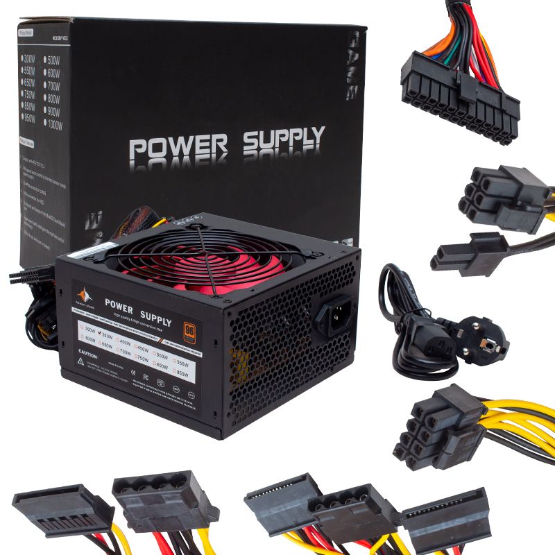  POWERMASTER PM-4264 ATX-P4-350W 12V V2.3 20+4 PIN 350 WATT PEAK POWER SUPPLY