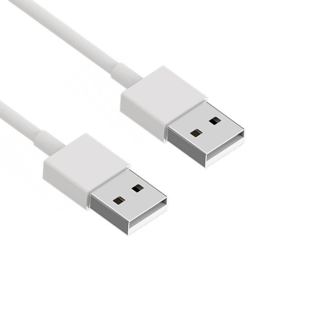  USB ERKEK ERKEK A/A 1 METRE BEYAZ KABLO