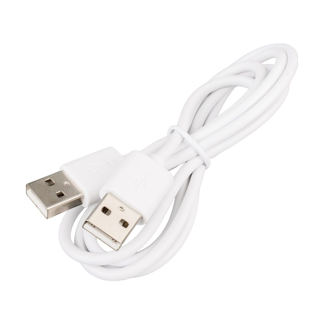  USB ERKEK ERKEK A/A 1 METRE BEYAZ KABLO