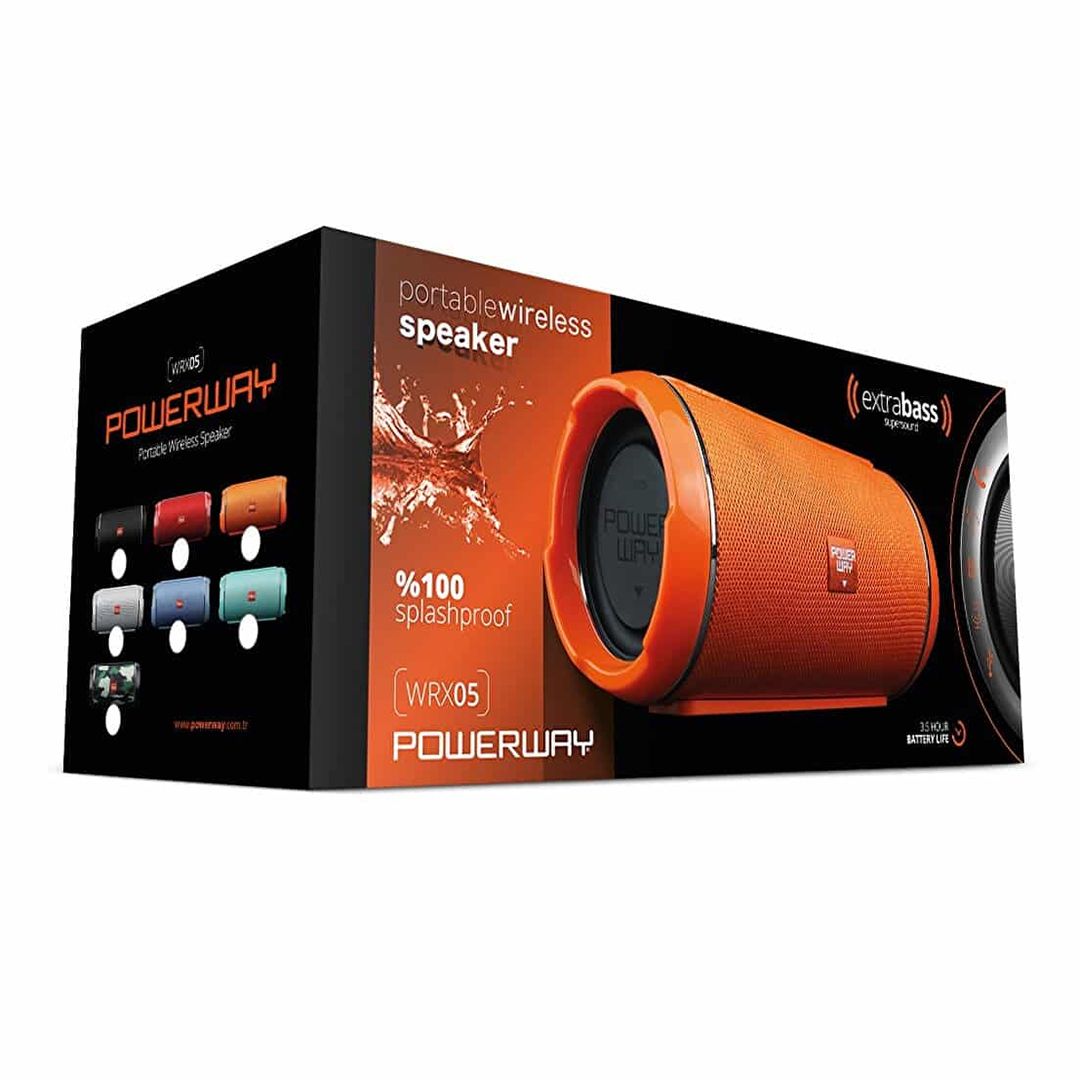  POWERWAY WRX-05 USB SD BLUETOOTH ÖZELLİKLİ WIRELESS PORTATİF SPEAKER