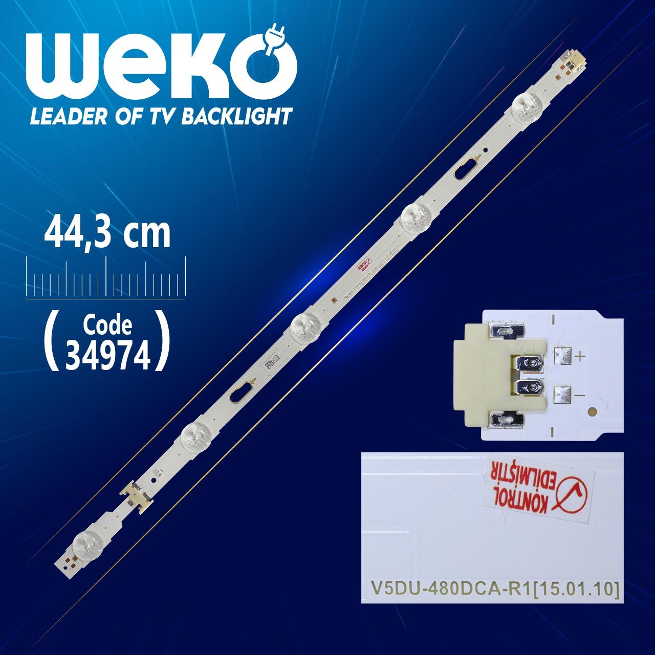  S_5U75_48_FL_L5_REV1.2 - V5DU-480DCA-R1 - RIGHT - 44.3 CM 5 LEDLİ (WK-788)