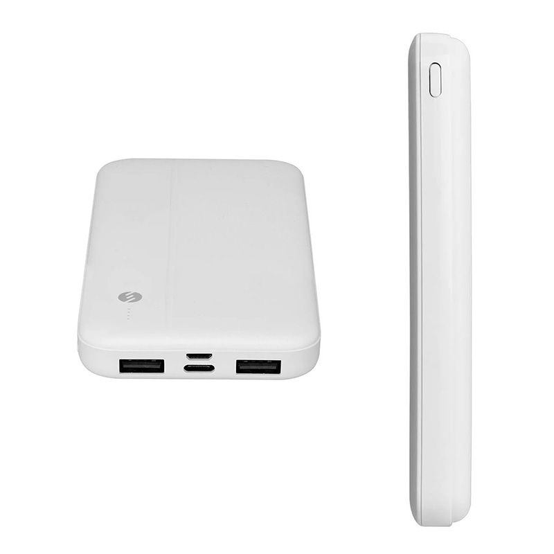  S-LINK IP-G10N BEYAZ MICRO+TYPE C GİRİŞLİ 10000 MAH TAŞINABİLİR ŞARJ CİHAZI POWERBANK