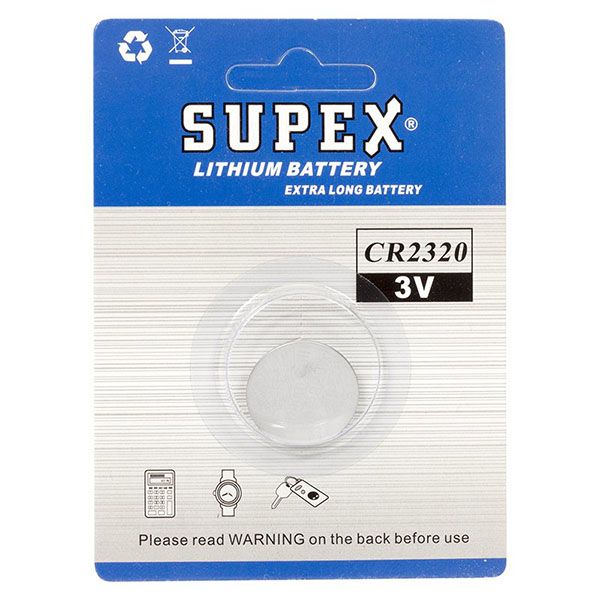  SUPEX CR2320 3V LİTYUM PİL TEKLİ