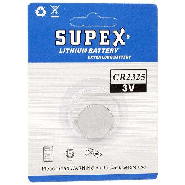  SUPEX CR2325 3V LİTYUM PİL TEKLİ