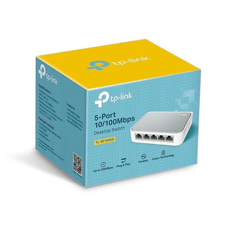  TP-LINK TL-SF1005D 5 PORT 10/100 SWITCH