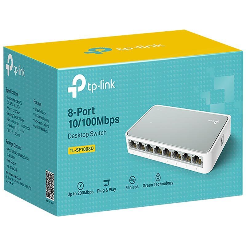  TP-LINK TL-SF1008D 8 PORT 10/100 SWITCH