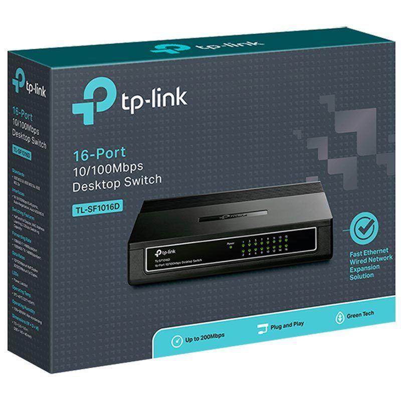  TP-LINK TL-SF1016D 16 PORT 10/100 MBPS SWITCH