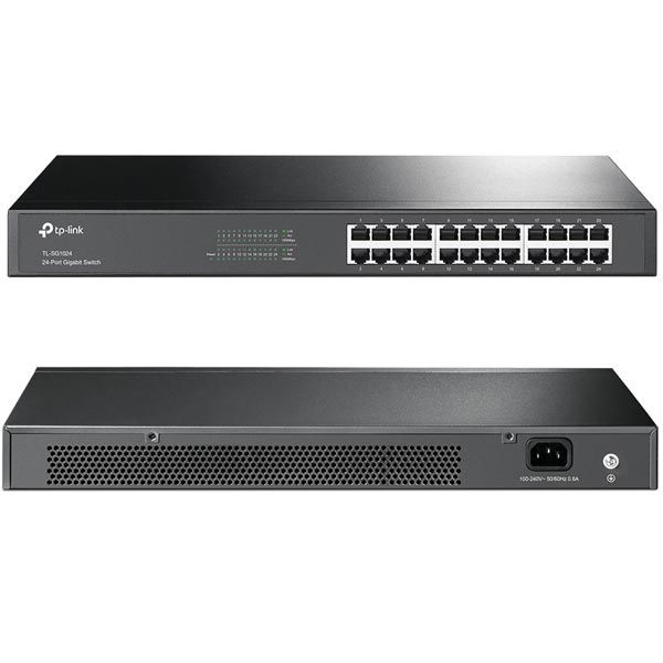  TP-LINK TL-SG1024 24 PORT 10/100/1000 MBPS RACKMOUNT GIGABIT SWITCH