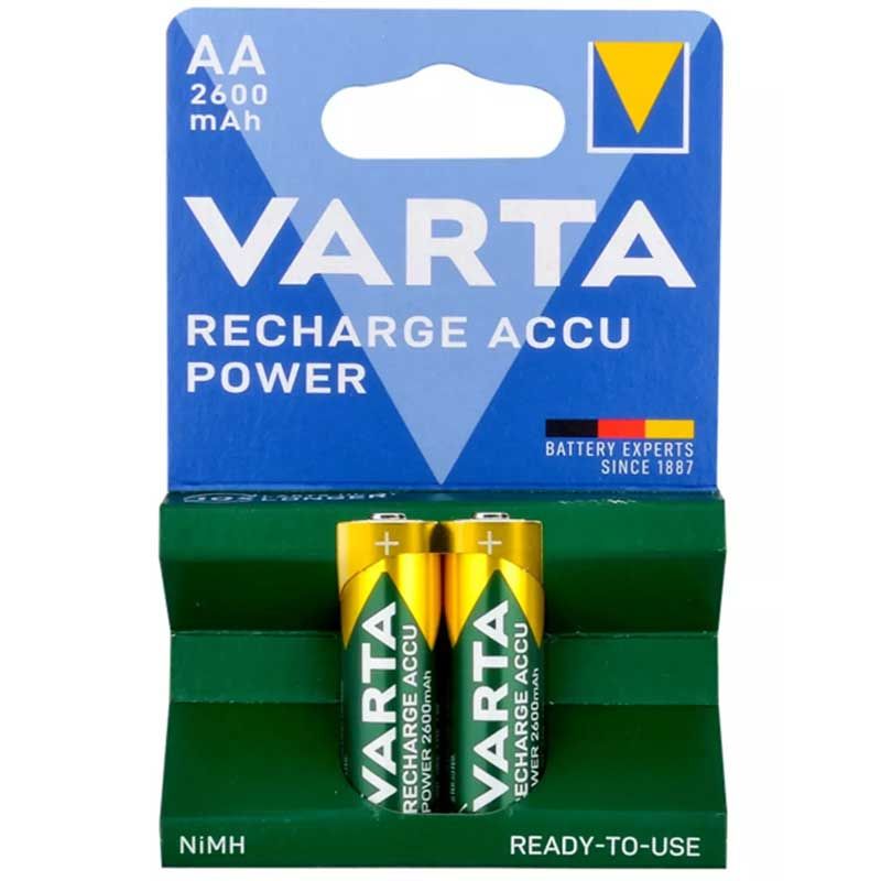  VARTA NI-MH 1.2V 2600 MAH R2U AA ŞARJLI 2Lİ KALEM PİL