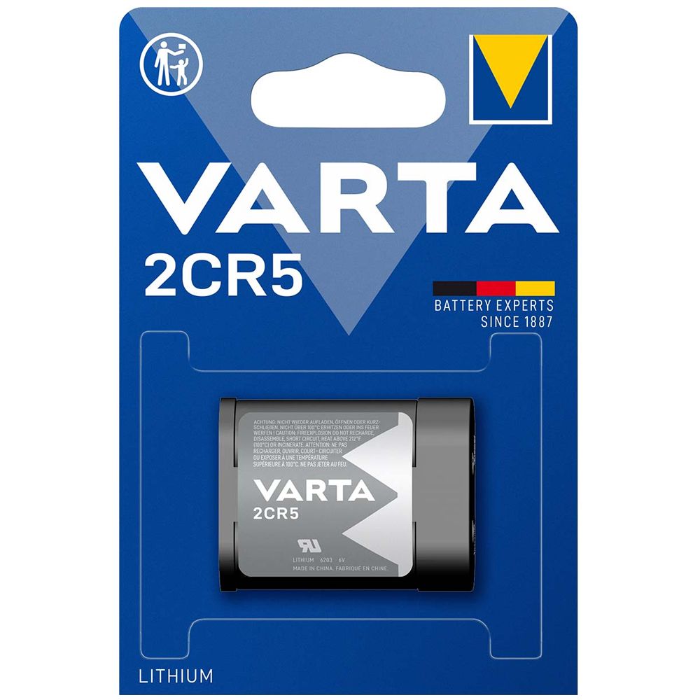 VARTA 2CR5 6 VOLT LİTYUM FOTOĞRAF MAKİNESİ PİLİ