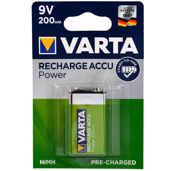 VARTA 9 VOLT 200 MAH ŞARJLI PİL