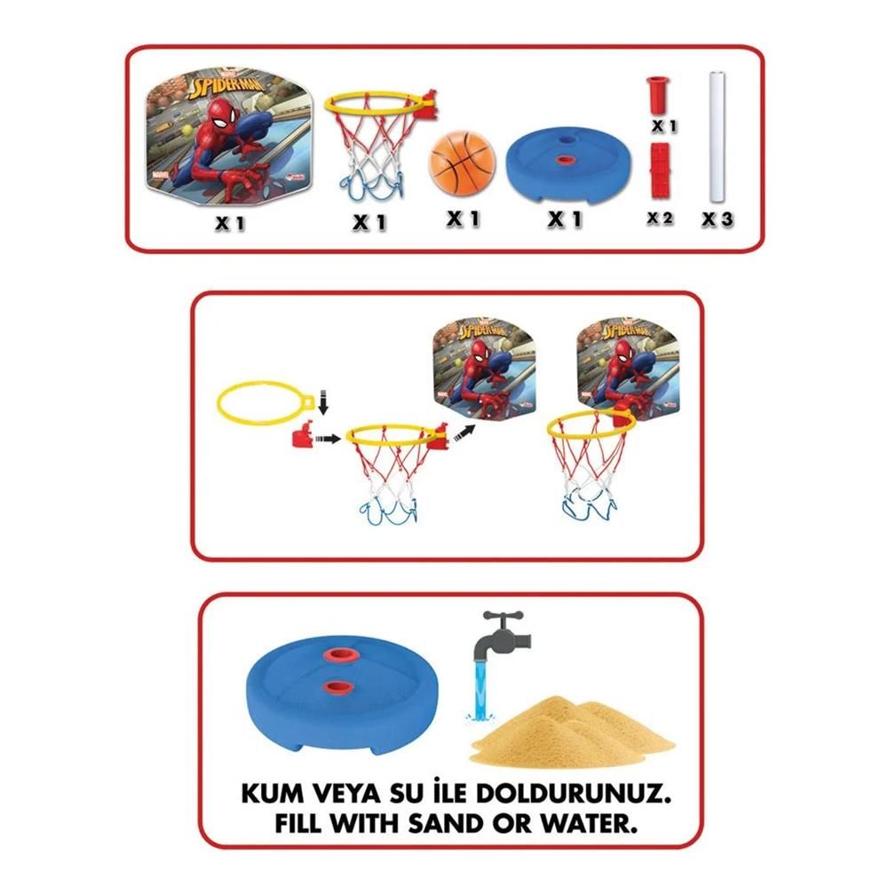  03653 Spiderman Küçük Ayaklı Basketbol Set