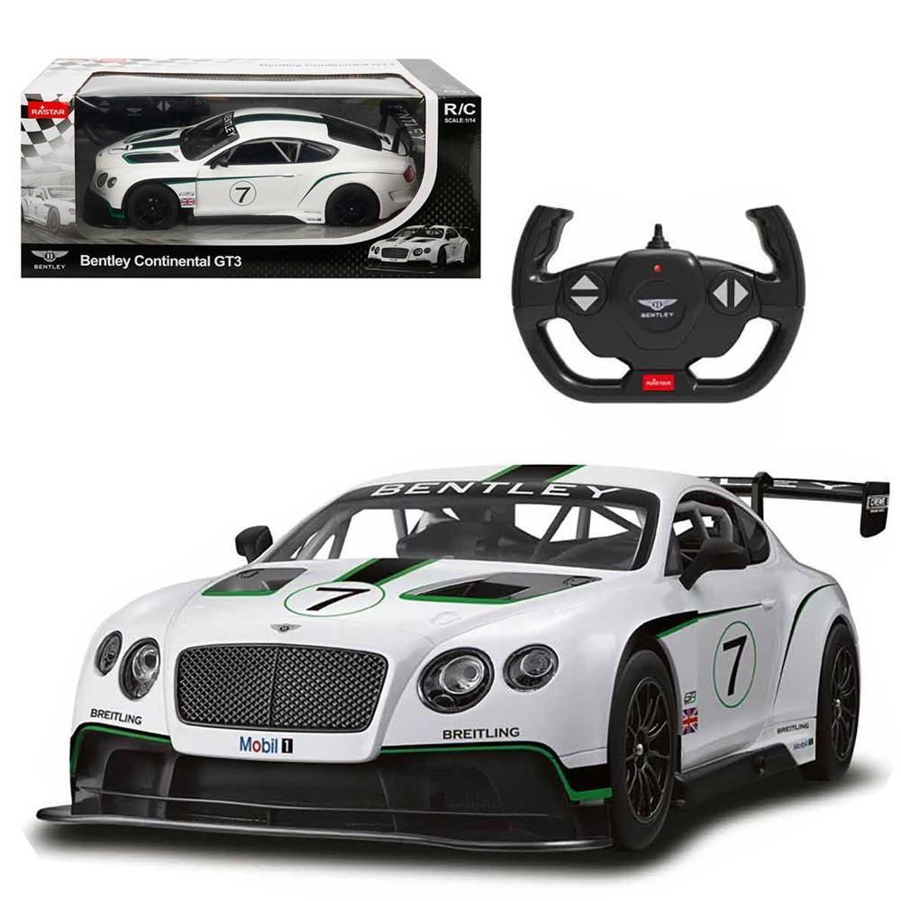  1:14 Uzaktan Kumandalı Bentley Continental GT3 Araba 34 cm.