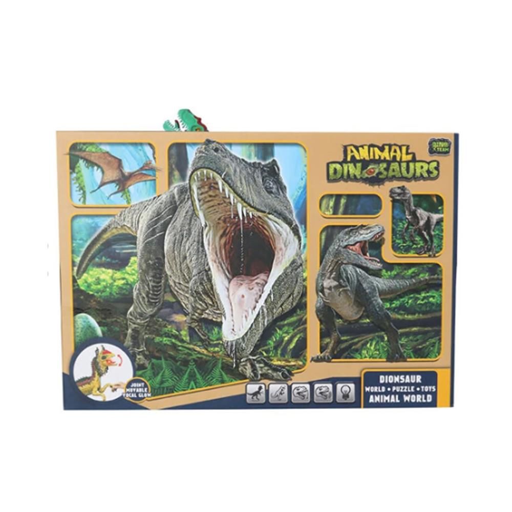  301A4 Animal Dinosaurs Serisi Sesli Işıklı Dino A4