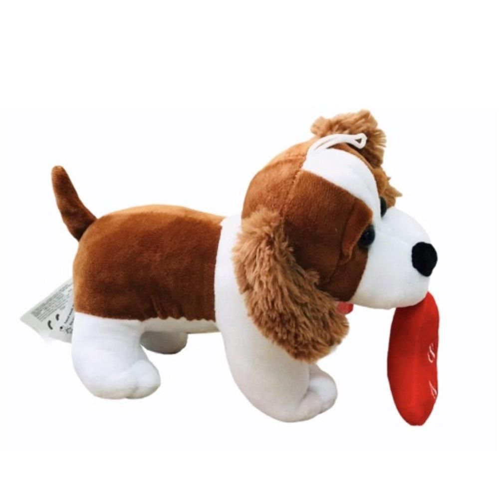  62876 Peluş 20 cm Kalpli Köpek