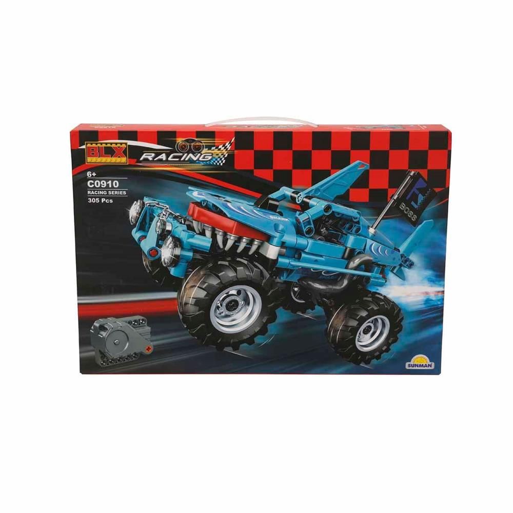  BLX Racing Boss Shark Yarış Arabası 305 Parça Mini Lego