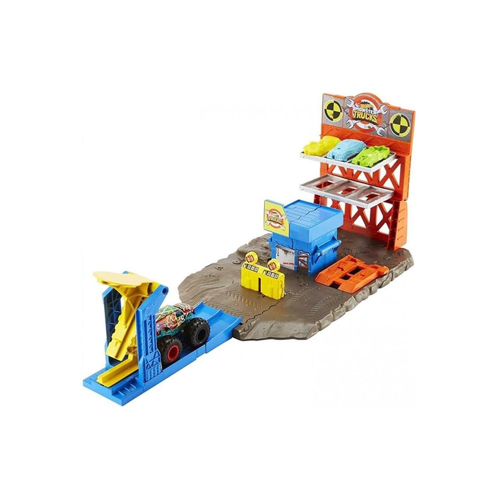  Hot Wheels Monster Trucks Patlama İstasyonu Oyun Seti