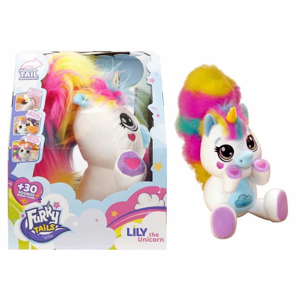  Lily Sesli ve Işıklı Unicorn Peluş