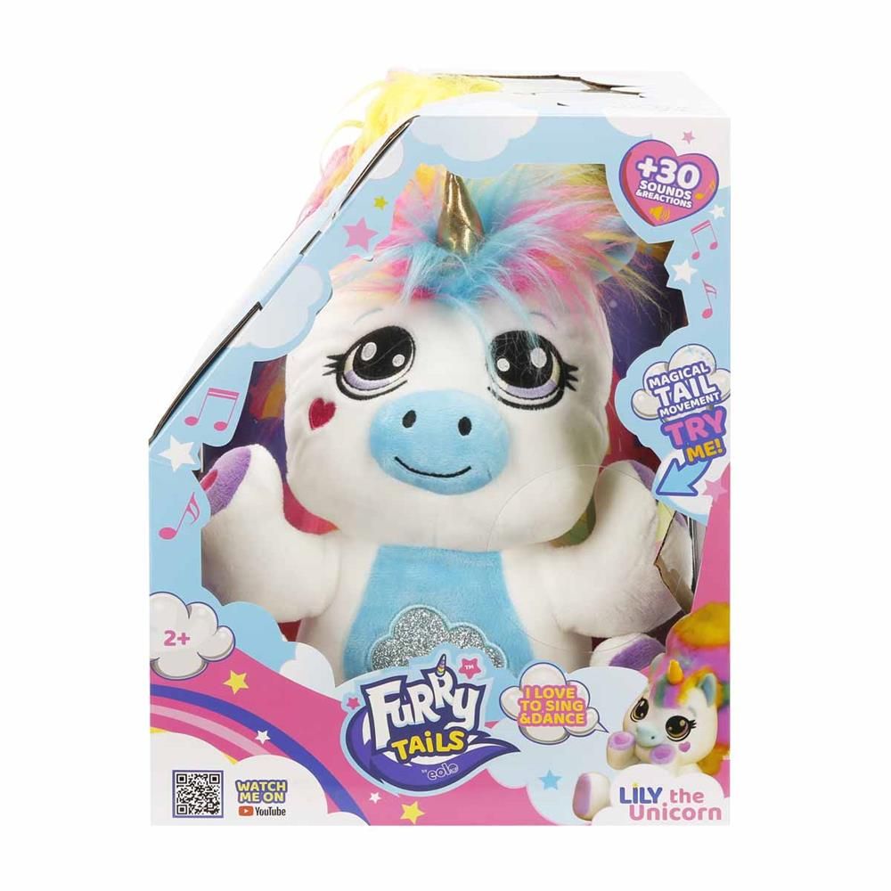  Lily Sesli ve Işıklı Unicorn Peluş