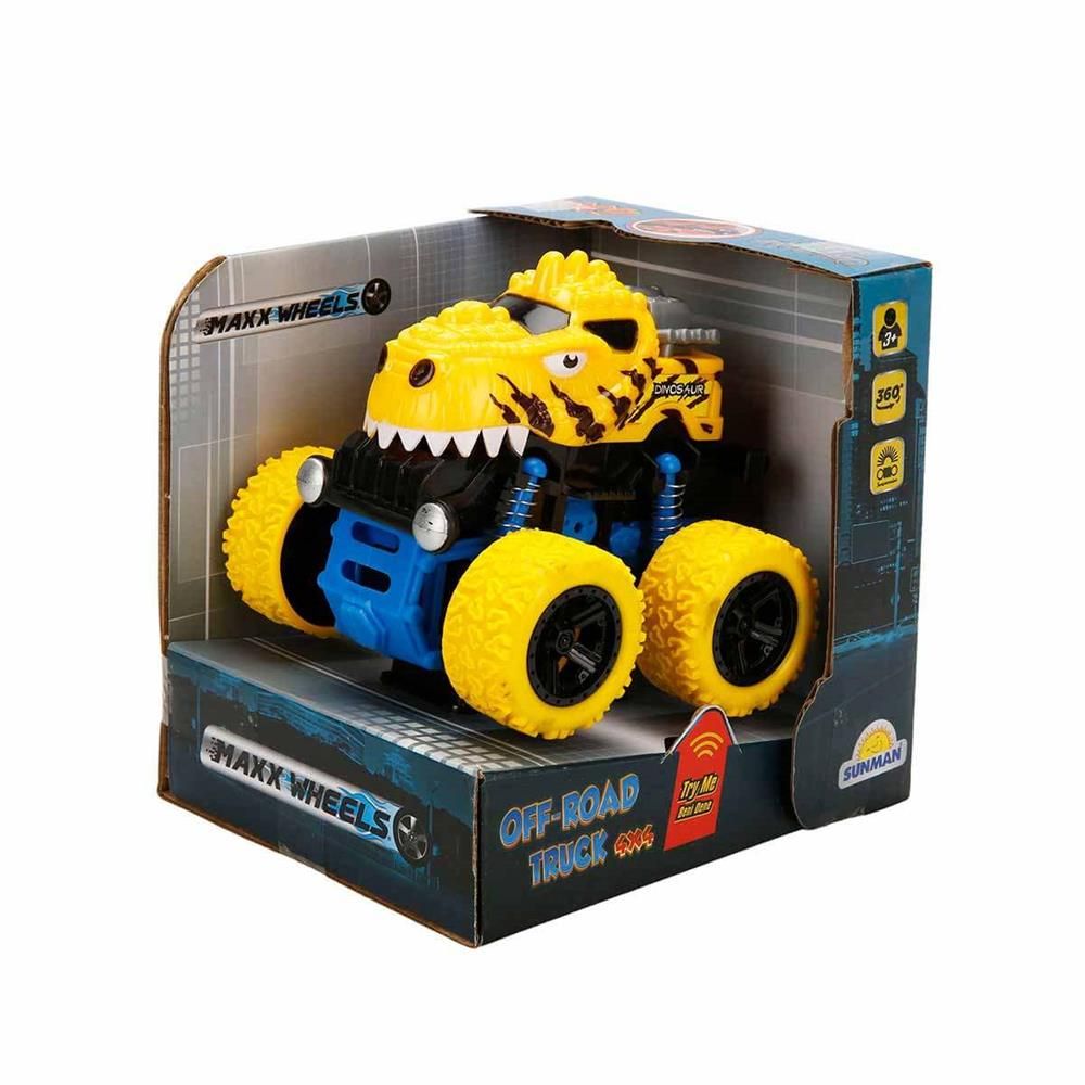  Maxx Wheels Speed Dinosaur Off Road Aracı 10 cm