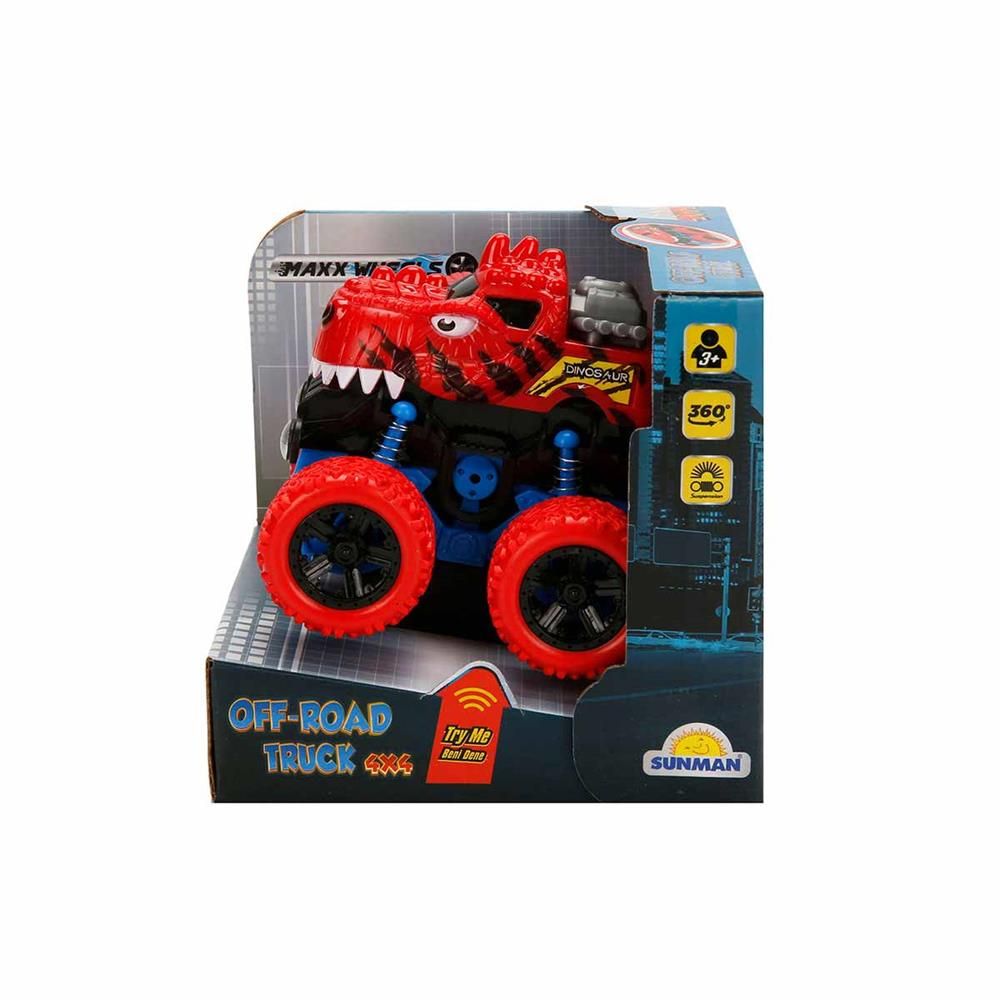  Maxx Wheels Speed Dinosaur Off Road Aracı 10 cm