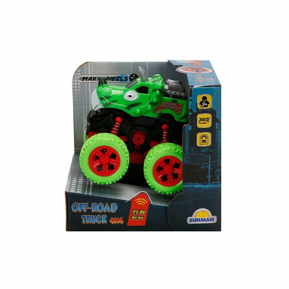  Maxx Wheels Speed Dinosaur Off Road Aracı 10 cm