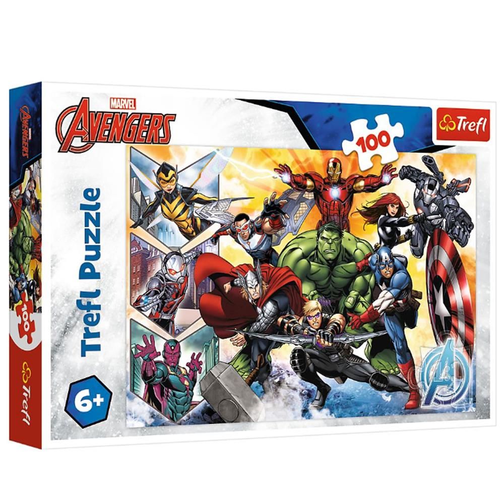 Trefl 100 Parça Puzzle Marvel The Avengers (41x27,5cm)