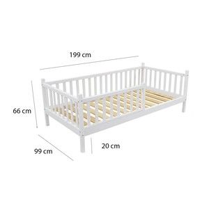  Montessorı  Yatak 90 X 190 Beyaz