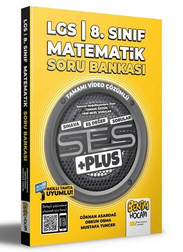 2022 LGS 8.Sınıf Matematik SES PLUS Soru Bankası Benim Hocam Yayınları