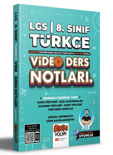 2022 LGS 8.Sınıf Türkçe Video Ders Notları (Konu Anlatımı) Benim Hocam Yayınları