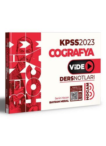 2023 KPSS Coğrafya Video Ders Notları Benim Hocam Yayınları