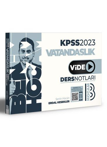 2023 KPSS Vatandaşlık Video Ders Notları Benim Hocam Yayınları