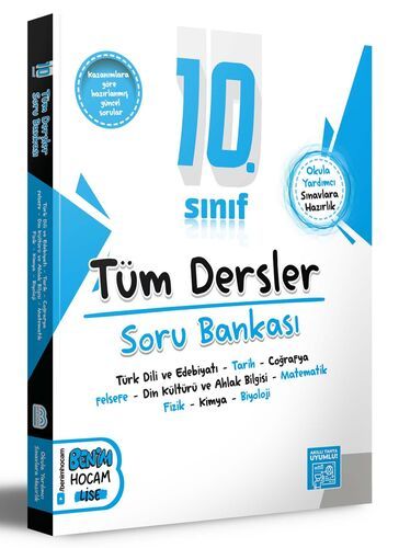 2024 10. Sınıf Tüm Dersler Soru Bankası Benim Hocam Yayınları