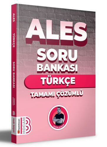 2024 ALES Türkçe Tamamı Çözümlü Soru Bankası Benim Hocam Yayınları