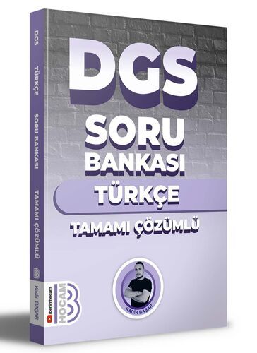 2024 DGS Türkçe Tamamı Çözümlü Soru Bankası Benim Hocam Yayınları