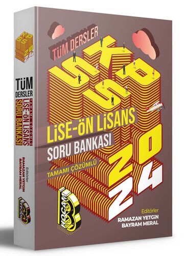 2024 KPSS Lise Ön Lisans Tüm Dersler Tamamı Çözümlü Soru Bankası Benim Hocam Yayınları